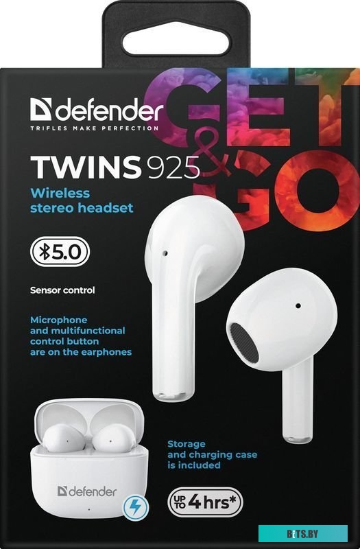 Наушники с микрофоном Defender Twins 925, 63926