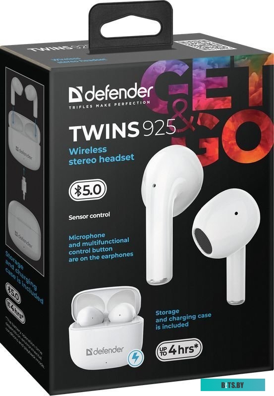 Наушники с микрофоном Defender Twins 925, 63926