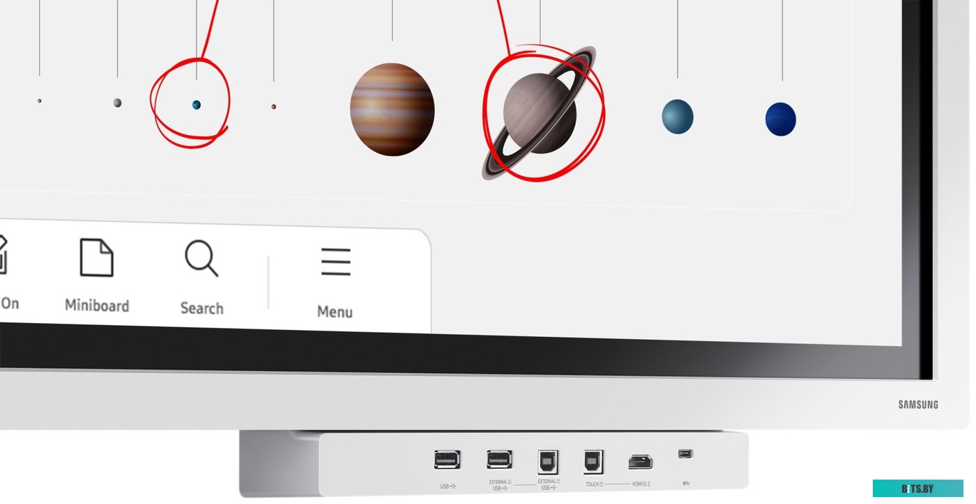 Интерактивная панель Samsung 65" WM65B Flip Chart Pro белый LH65WMBWBGCXCI