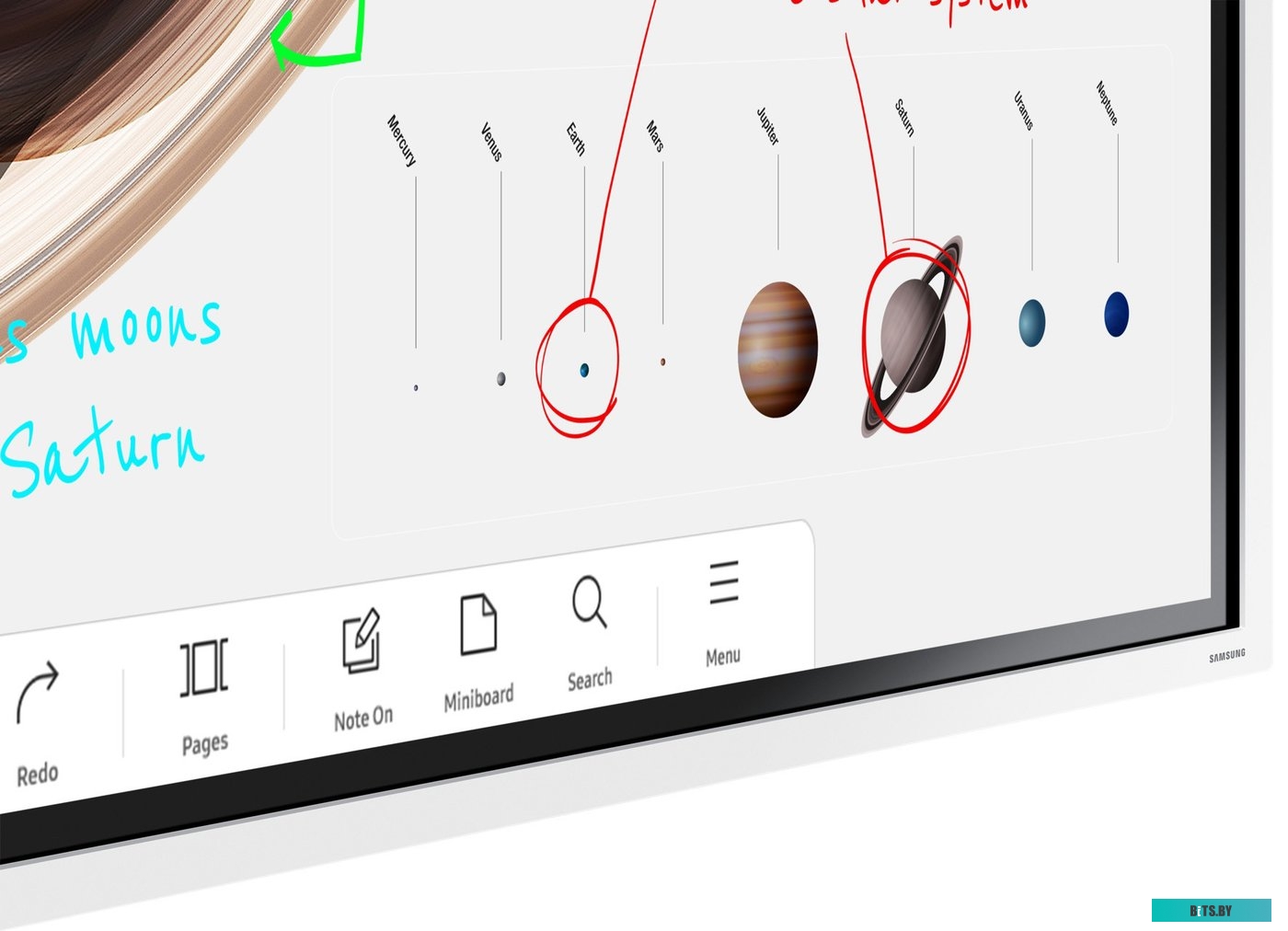 Интерактивная панель Samsung 65" WM65B Flip Chart Pro белый LH65WMBWBGCXCI
