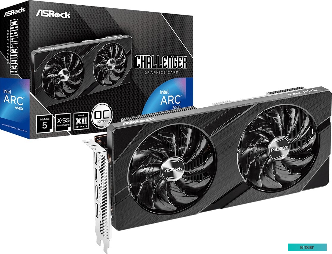 Видеокарта ASRock Intel Arc A580 Challenger 8GB OC A580 CL 8GO