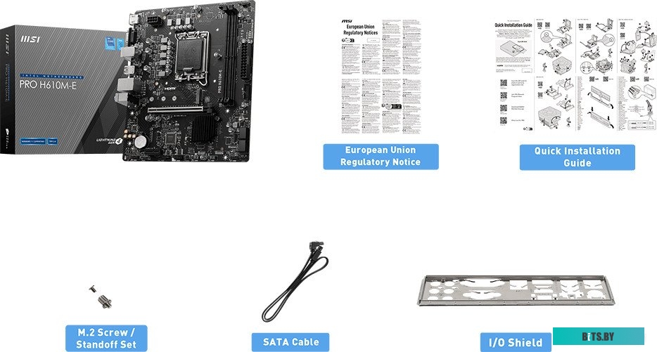 Материнская плата MSI PRO H610M-E