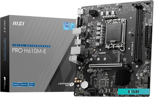 Материнская плата MSI PRO H610M-E