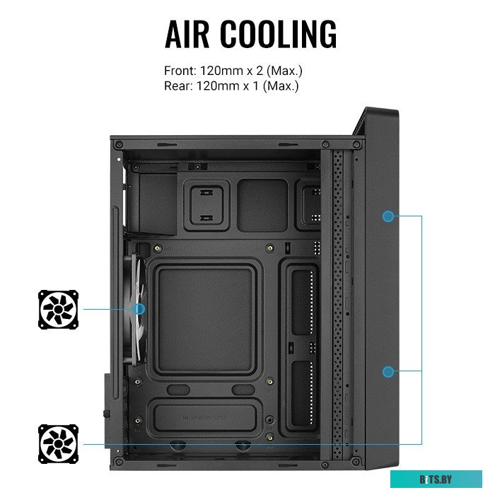 Корпус AeroCool CS-109-S-BK-v1 Black 