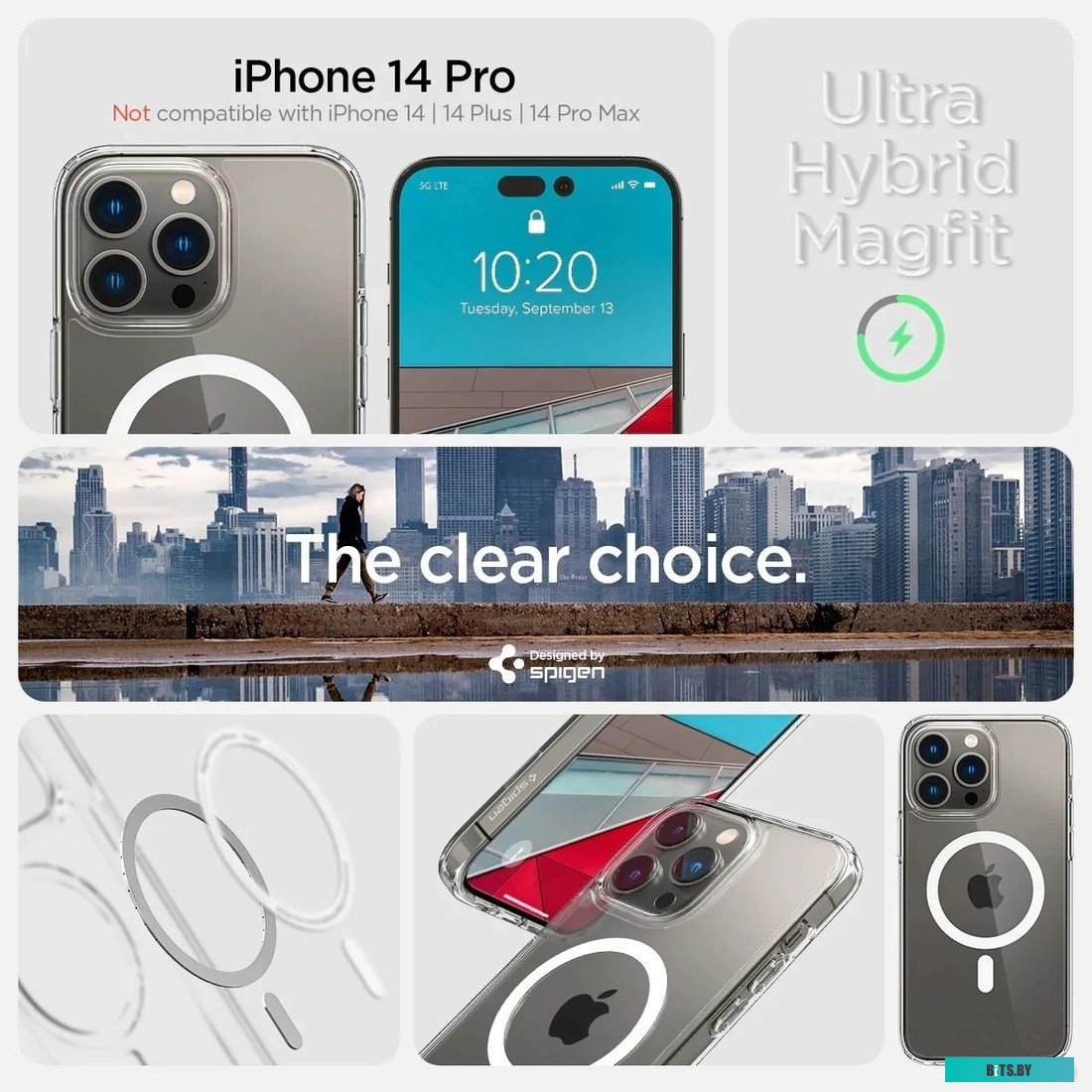 Чехол Spigen Ultra Hybrid (MagFit) для iPhone 14 Pro ACS04969