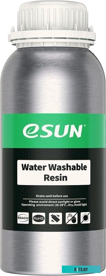 Т0031789 eSUN Water Washable 500 мл (для LCD принтеров, серый)
