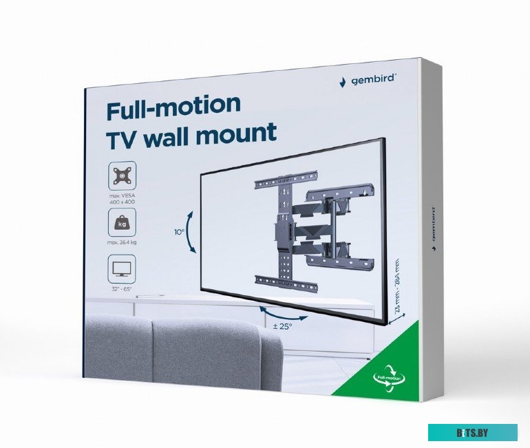 Кронштейн для ТВ Gembird WM-65ST-01