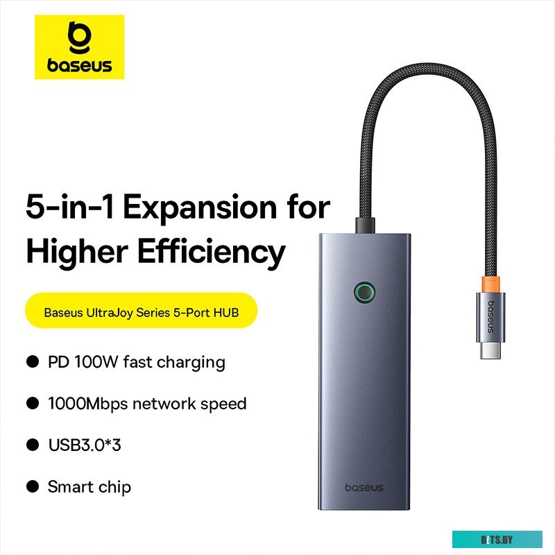 Док-станция Baseus UltraJoy Series 5-Port Hub B00052801811-02