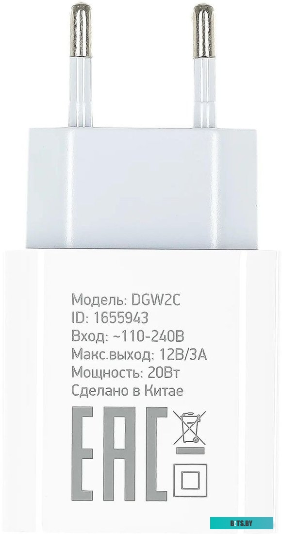 1655943, DGW2C0F010WH Digma DGW2C (белый)