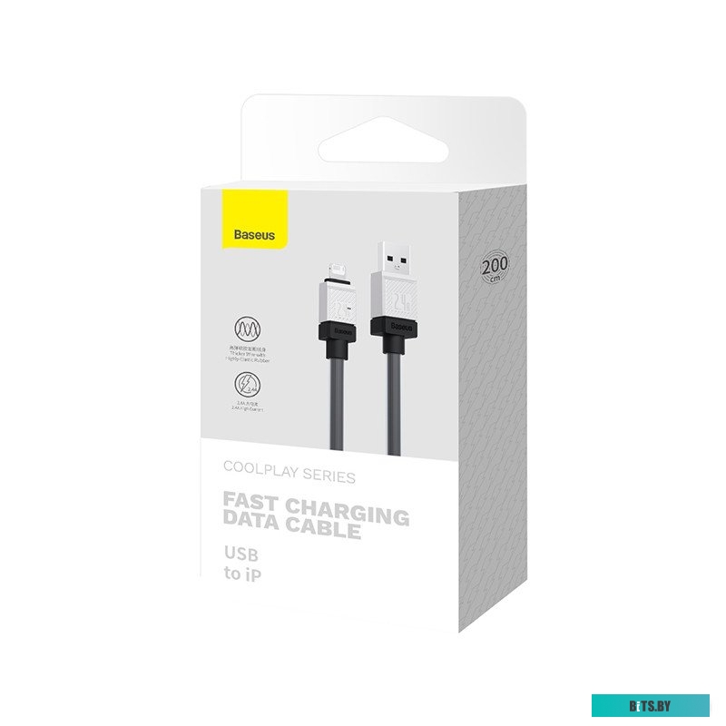 Кабель Baseus CoolPlay Series Fast Charging Cable 2.4A USB Type-A - Lightning CAKW000501