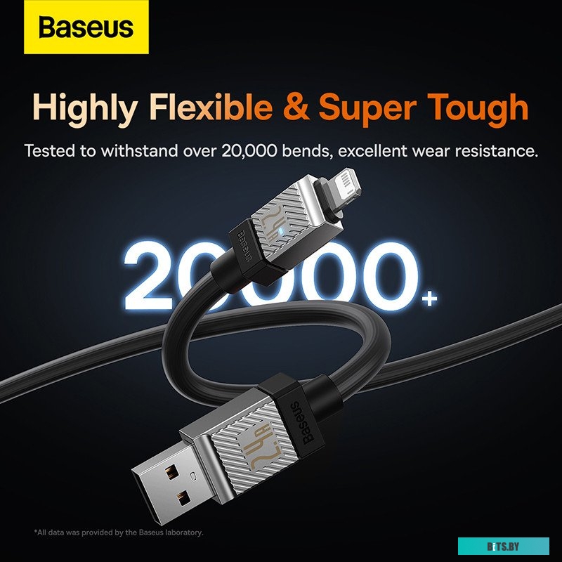Кабель Baseus CoolPlay Series Fast Charging Cable 2.4A USB Type-A - Lightning CAKW000501