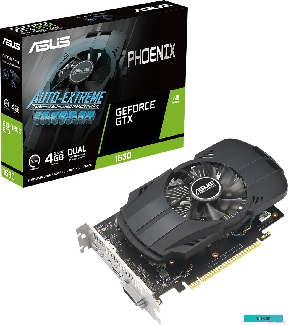 ASUS Phoenix GeForce GTX 1630 4GB GDDR6 EVO PH-GTX1630-4G-EVO