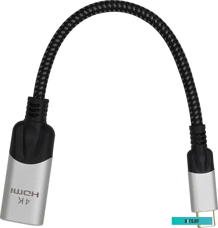 Адаптер USB 3.1 Type-Cm --> HDMI A(f) 4K@60Hz, 0.15m ,Alum ,VCOM <CU423MV-4K>