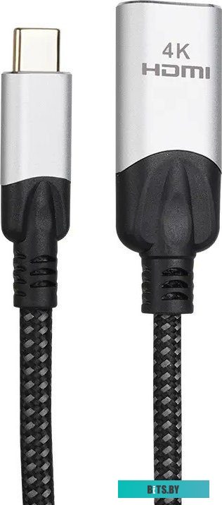 Адаптер USB 3.1 Type-Cm --> HDMI A(f) 4K@60Hz, 0.15m ,Alum ,VCOM <CU423MV-4K>