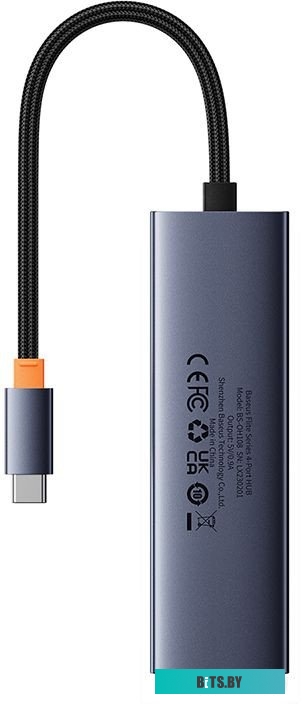 USB-хаб Baseus BS-OH108  Flite Series 4-Port USB-C Hub B0005280A813-03