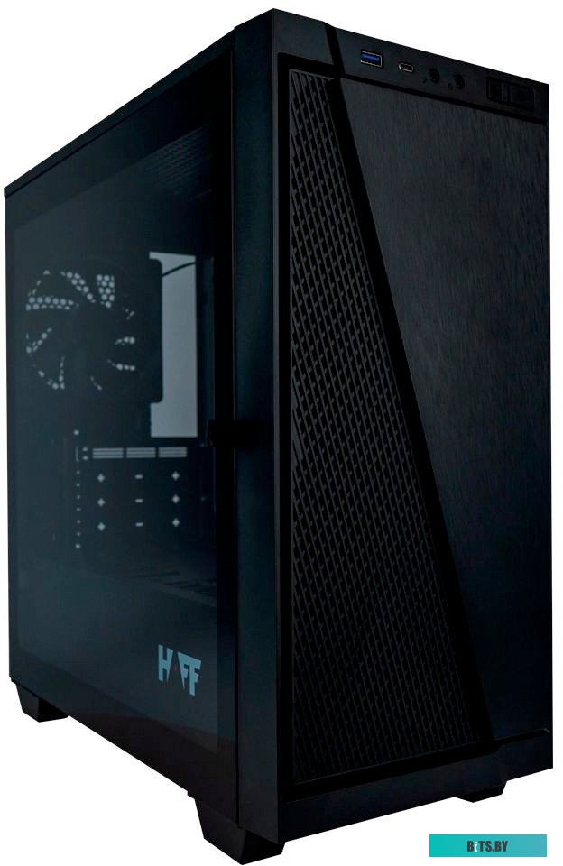 Корпус HAFF Bind mATX без БП черный