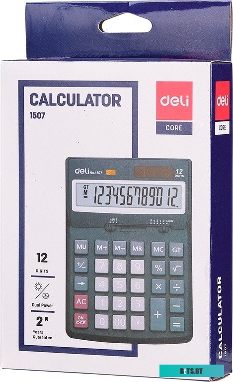 Калькулятор настольный Deli Smart E1507