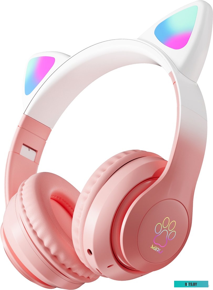 Наушники Miru CAT EP-W10 Розовый