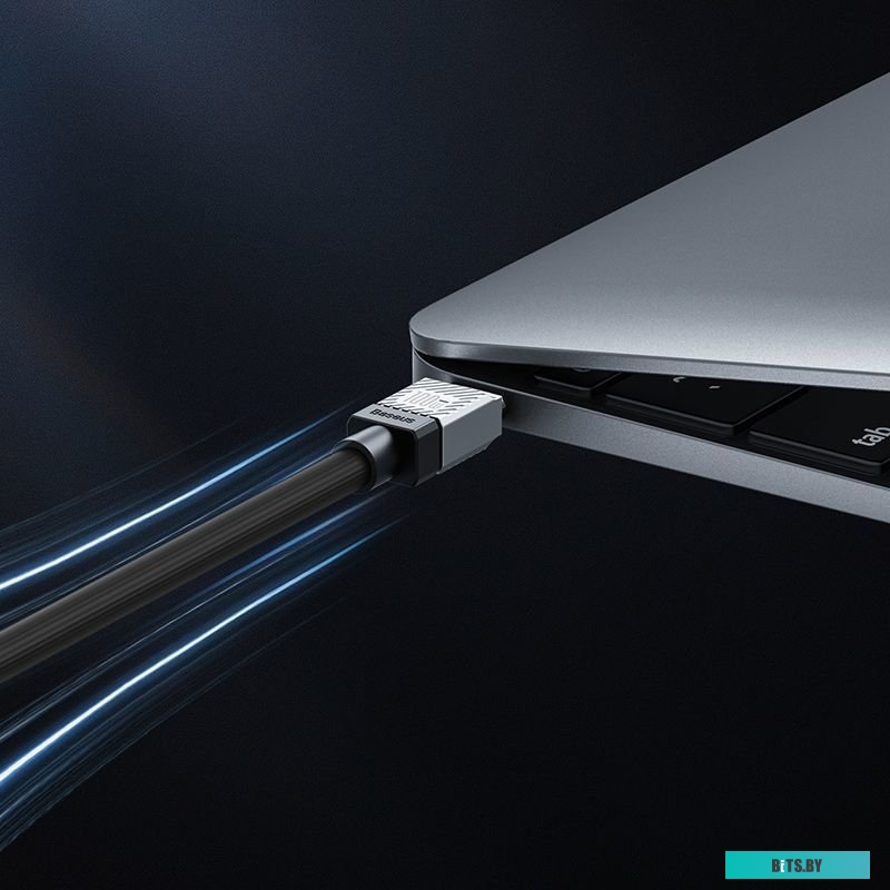 Baseus CoolPlay Series USB Type-A - USB Type-C (1 м, черный)