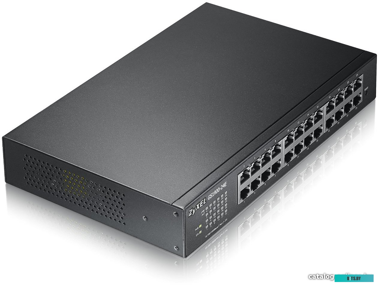 GS1900-24E-EU0103F Коммутатор Zyxel GS1900-24E-EU0103F (L2) 24x1Гбит/с управляемый