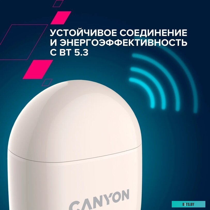 Наушники Внутриканальные Canyon TWS-6 CNS-TWS6B