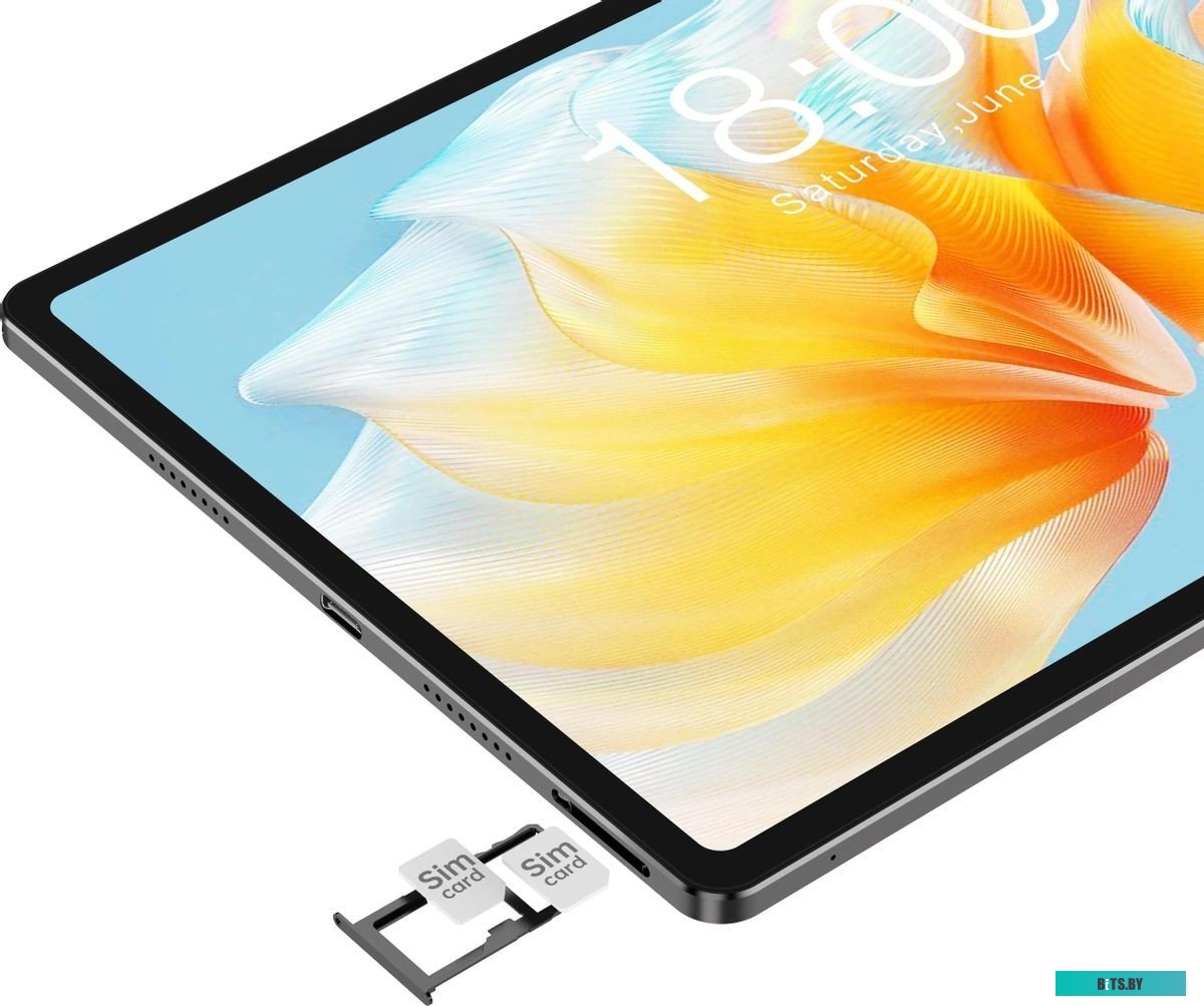 TECLAST T40AIR Планшет Teclast T40 Air Tiger T616 (2.0) 8C RAM8Gb ROM256Gb 10.4" IPS 2000x1200 3G 4G Android 13 серебристый 13Mpix 8Mpix BT GPS W