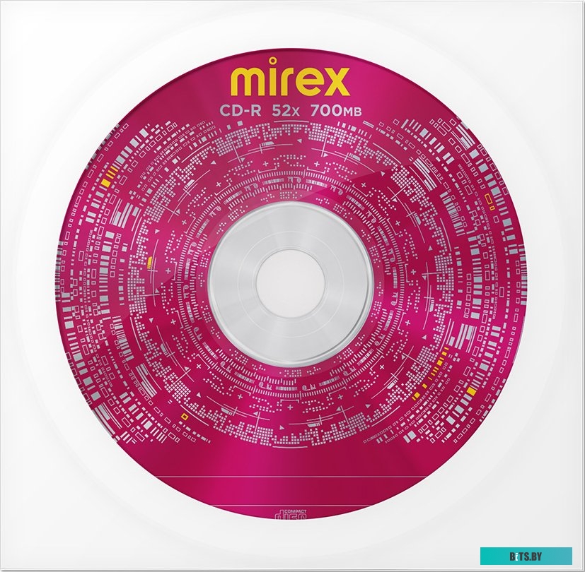 Диск CD-R Mirex 700Mb 52x бумажном конверте UL120052A8C (1 шт.)