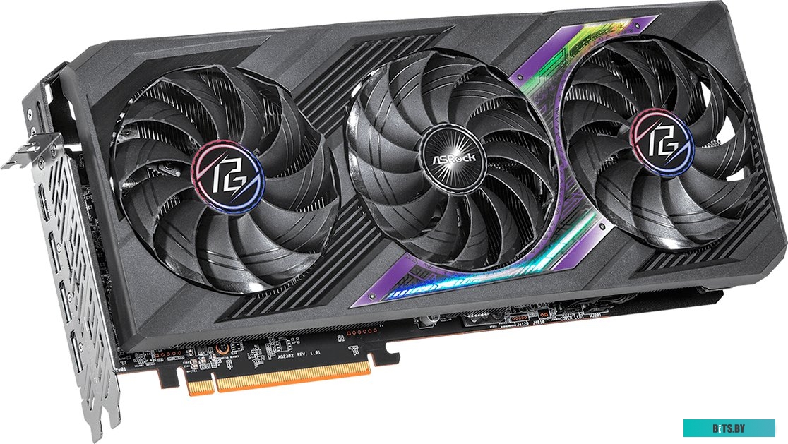 Видеокарта ASRock Radeon RX 7800 XT Phantom Gaming RX7800XT PG 16GO