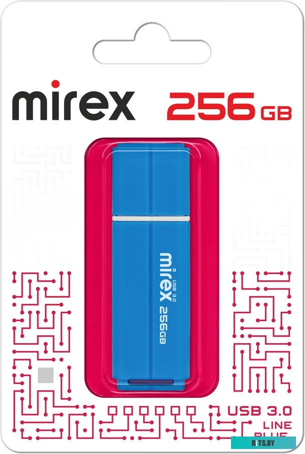 Флешка Mirex Color Blade Line 3.0 256GB 13600-FM3LB256