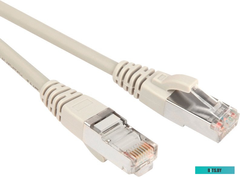 Патч-корд Hyperline PC-LPM-STP-RJ45-RJ45-C5e-1M-LSZH-GY