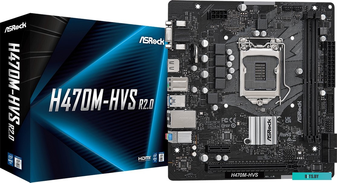 Материнская плата ASRock H470M-HVS R2.0
