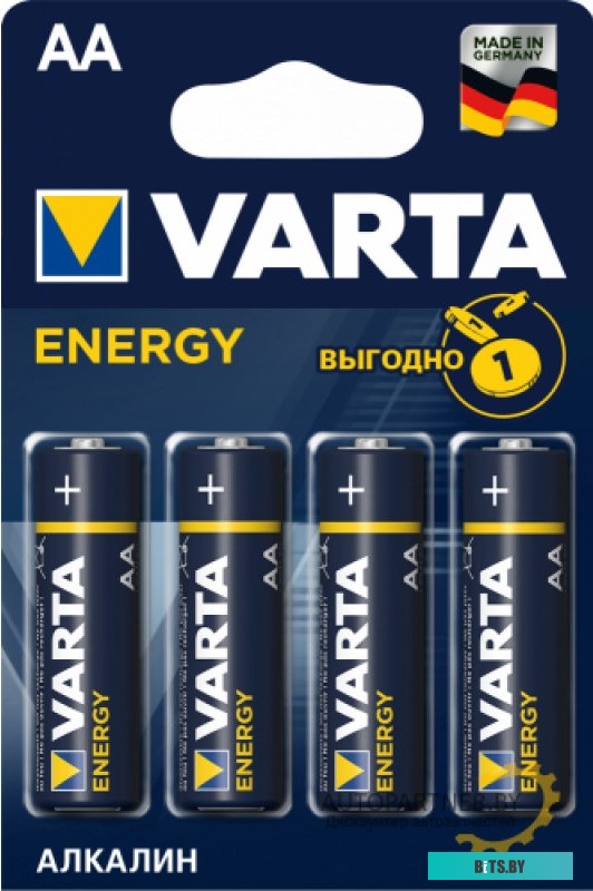 Varta Energy LR6 AA Alkaline 04106213414 4 шт