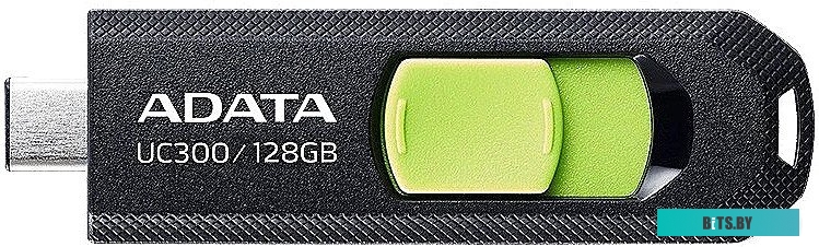 Флеш-накопитель ADATA UC300 128GB ACHO-UC300-128G-RBK/GN