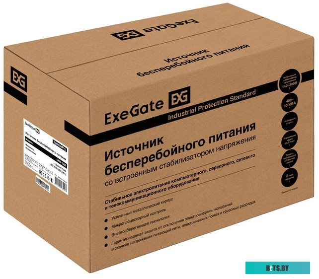 Источник бесперебойного питания ExeGate SpecialPro UNB-1200.LED.AVR.2SH.3C13 EX292793RUS