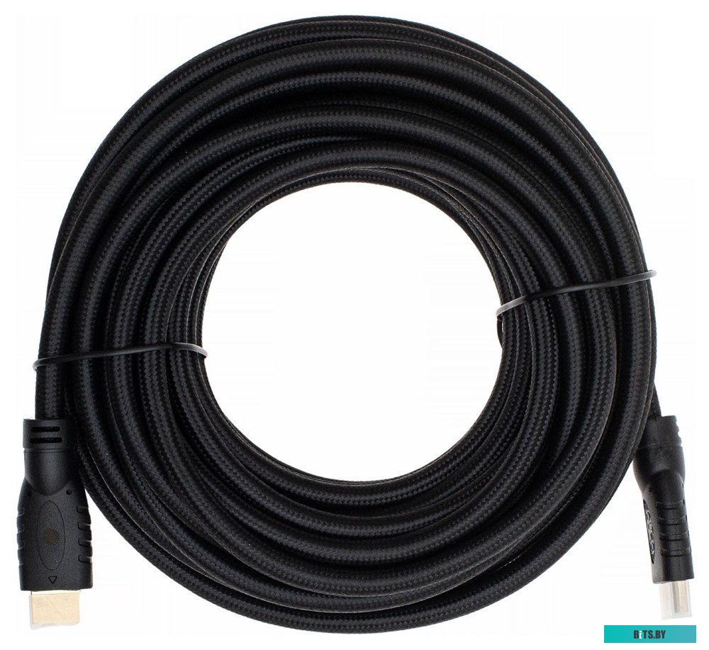 Кабель аудио-видео Cactus CS-HDMI.2-10 HDMI (m)/HDMI (m) 10м. позолоч.конт. черный