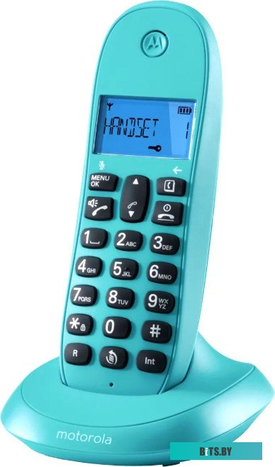 Радиотелефон Motorola C1001LB+ бирюзовый 107C1001TURQUES
