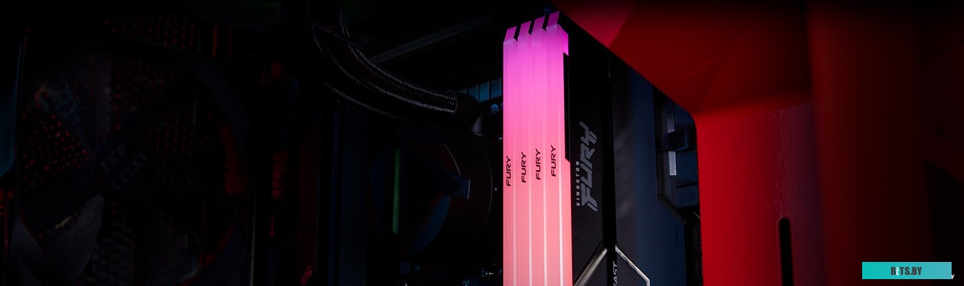 Оперативная память Kingston FURY Beast RGB 2x16ГБ DDR4 3200МГц KF432C16BB12AK2/32