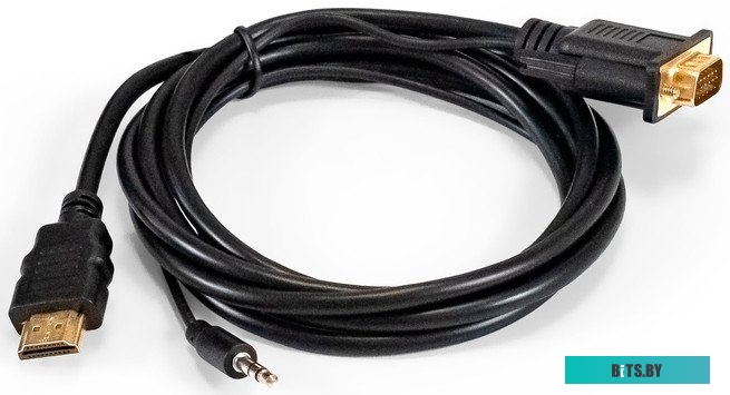 Кабель-переходник ExeGate EX-HDMIM-VGAM-3.5JackS-1.8 EX294719RUS