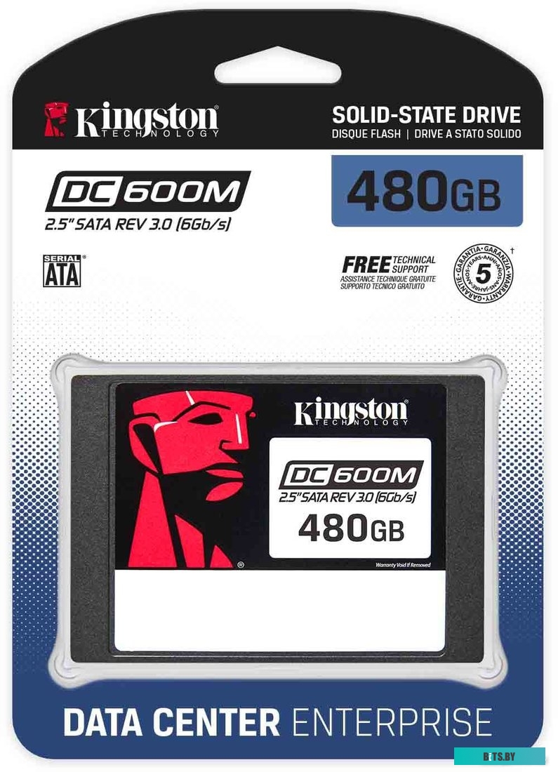 SSD накопитель Kingston DC600M 480GB SEDC600M/480G