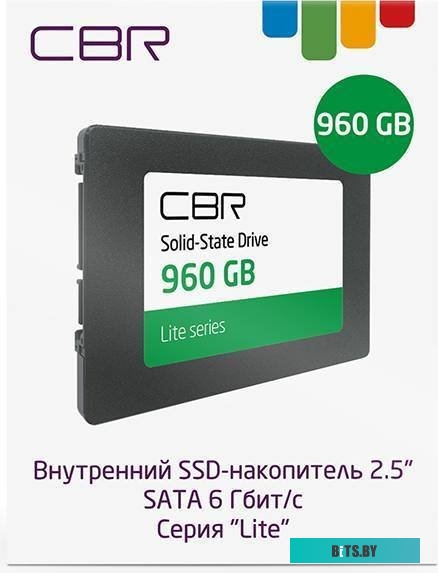 Твердотельный накопитель CBR Lite 960GB SSD-960GB-2.5-LT22.