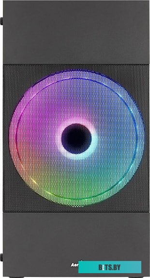 Корпус AeroCool Atomic Lite-G-BK-V2 Black Mini Tower (micro ATX/mini-ITX, без БП, Steel, ABS, HD Audio, USB 3.0x2, 1x120mm, 1x180mm FAN RGB) (47105627