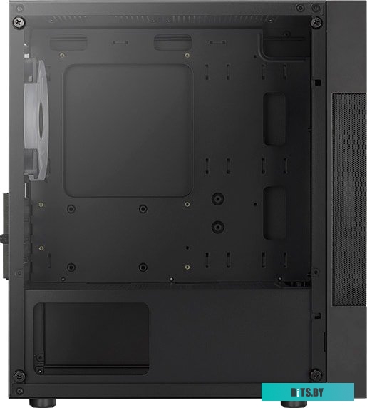 Корпус AeroCool Atomic Lite-G-BK-V2 Black Mini Tower (micro ATX/mini-ITX, без БП, Steel, ABS, HD Audio, USB 3.0x2, 1x120mm, 1x180mm FAN RGB) (47105627