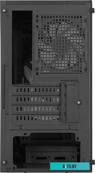 Корпус AeroCool Atomic Lite-G-BK-V2 Black Mini Tower (micro ATX/mini-ITX, без БП, Steel, ABS, HD Audio, USB 3.0x2, 1x120mm, 1x180mm FAN RGB) (47105627