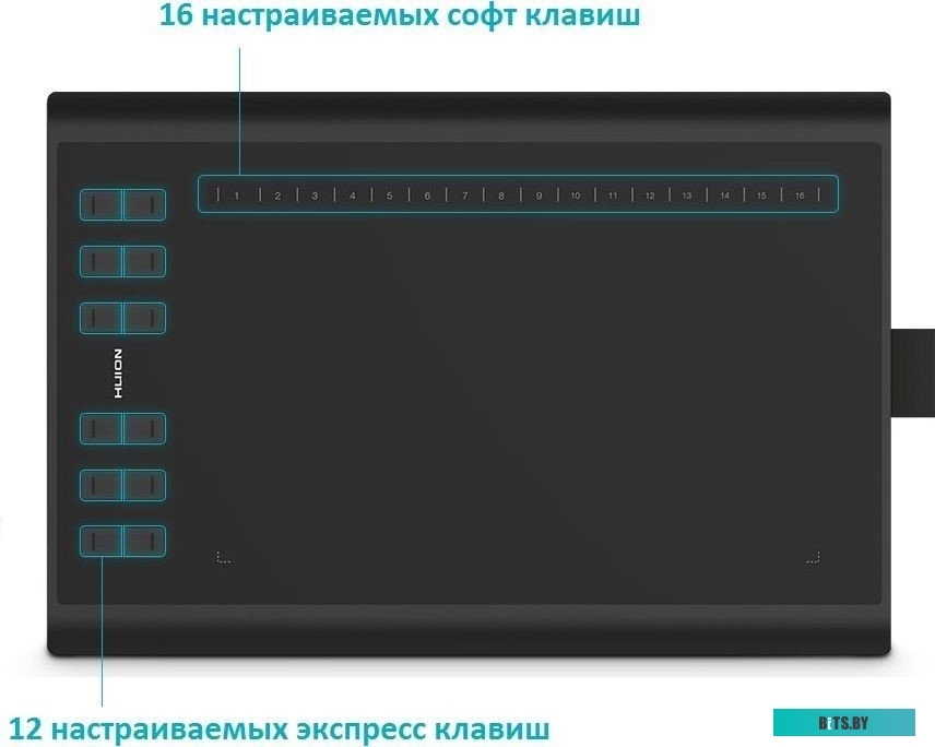 Графический планшет Huion H1060P