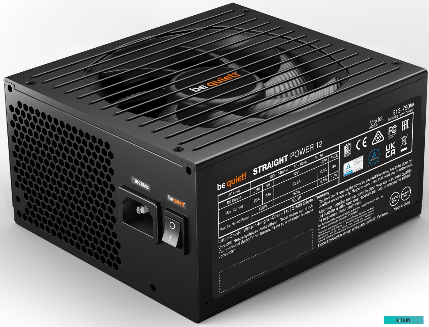 Блок питания be quiet! Straight Power 12 750W BN336