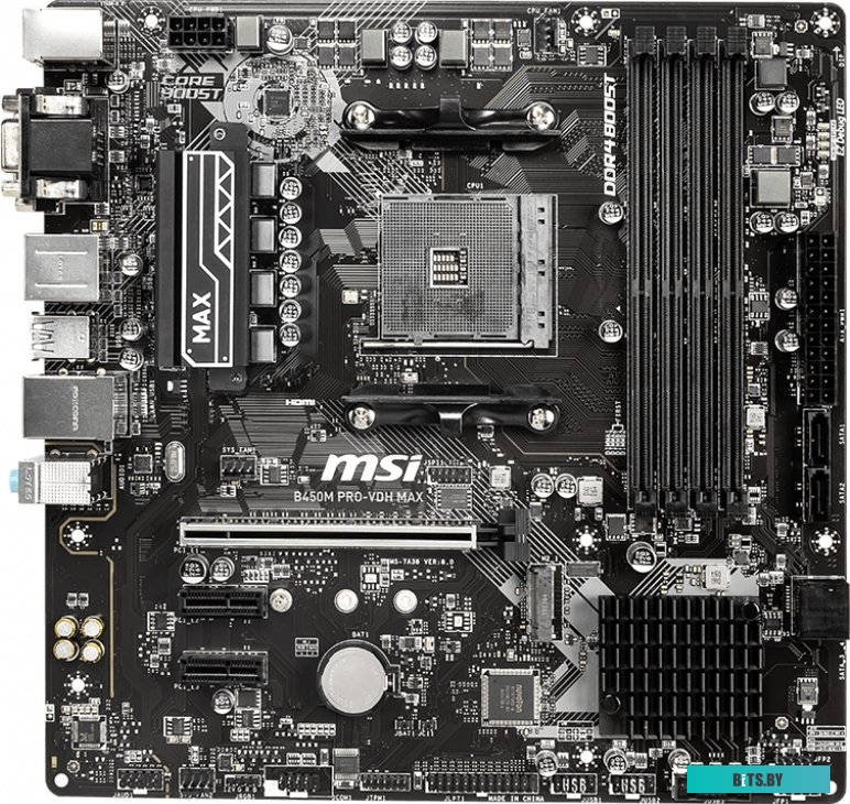 Материнская плата MSI B450M PRO-VDH MAX