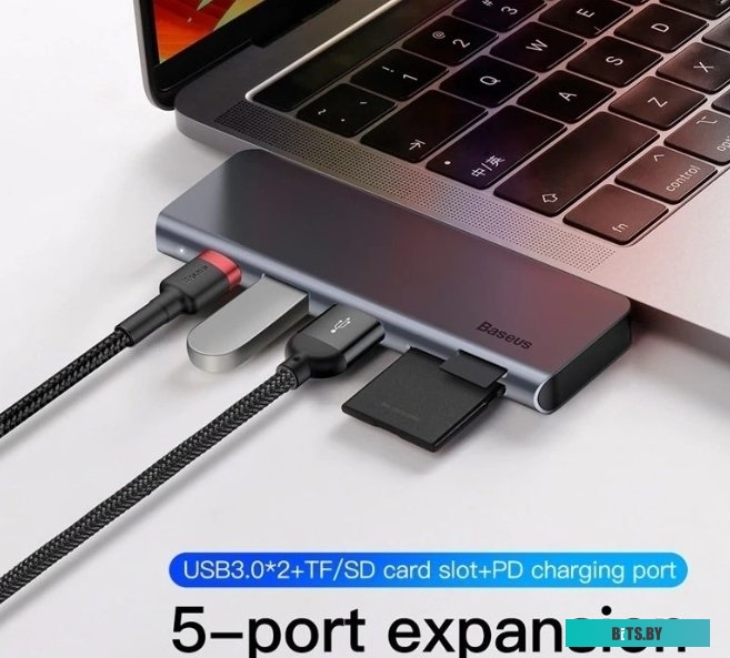Концентратор USB (Хаб) Baseus CAHUB-K0G