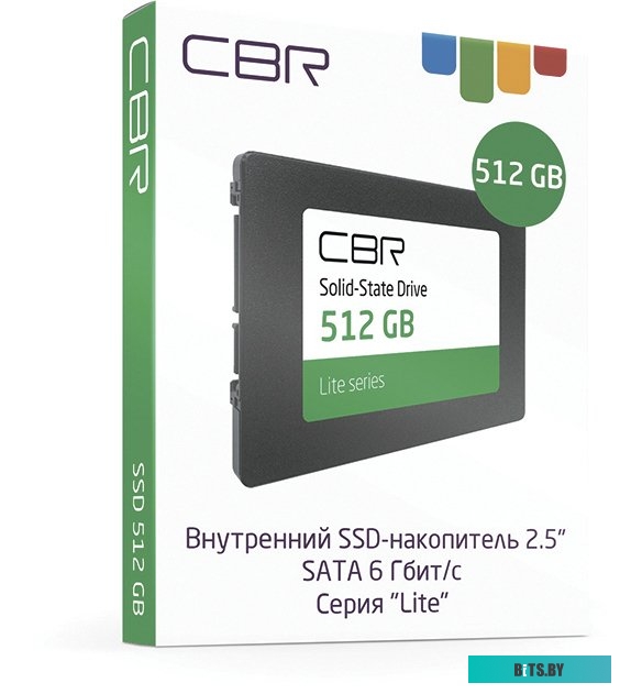SSD Накопитель CBR Lite SSD-512GB-2.5-LT22