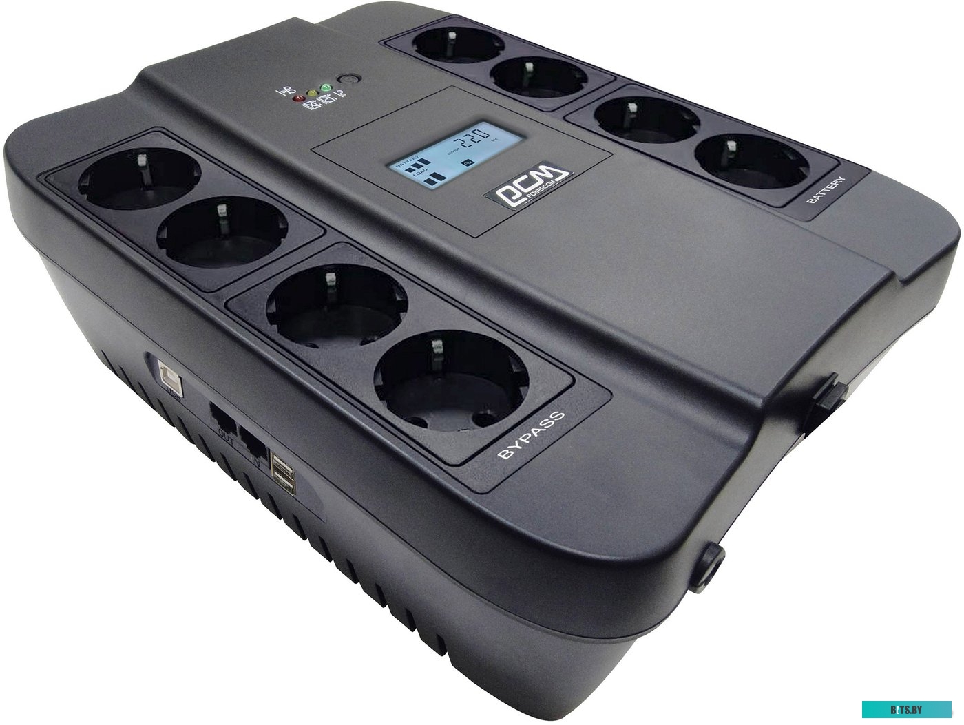 Источник бесперебойного питания PowerCom Spider SPD-750U LCD USB SPD-750U