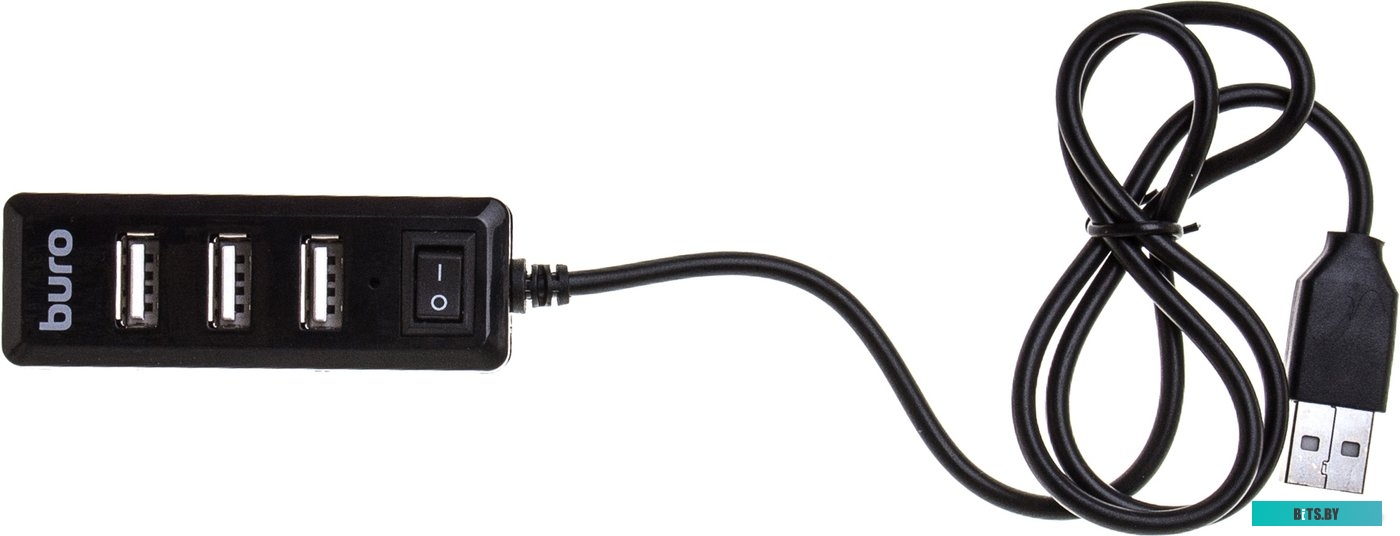 Концентратор USB (Хаб) Buro BU-HUB4-0.5L-U2.0